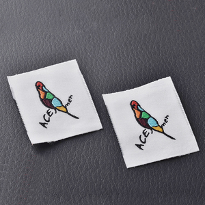 Nhãn Hiệu Trang Phục Mật Độ Cao Tên Thương Hiệu Màu Trắng Làm Theo Yêu Cầu Nhãn Móc Cổ Trang Phục - Product Image 6