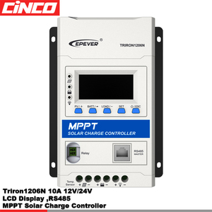 Epever triron1206n 10A <span class=keywords><strong>12V</strong></span> 24V MPPT mô-đun năng lượng mặt trời phí điều khiển mô-đun có thể điều chỉnh nóng - Product Image 3
