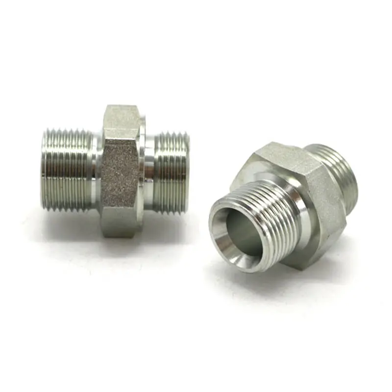 Stainless/Carbon steel male female oil hydraulic hose end adapters connections