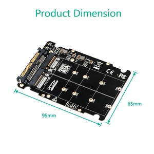 M.<span class=keywords><strong>2</strong></span> Nvme Ssd (Kunci M) Kunci B SSD untuk U.<span class=keywords><strong>2</strong></span> SFF-8639 Adaptor - Product Image 3