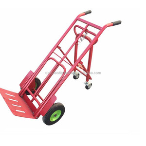 Chariot de rangement pliable <span class=keywords><strong>3</strong></span> en <span class=keywords><strong>1</strong></span> rouge <span class=keywords><strong>Convertible</strong></span>, accessoire rouge pour camion à main - Product Image 3