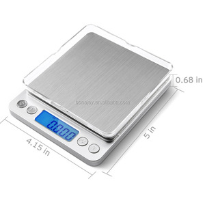 Grande taille de plate-forme en acier inoxydable <span class=keywords><strong>pas</strong></span> <span class=keywords><strong>cher</strong></span> prix <span class=keywords><strong>balance</strong></span> de poche numérique 1000g - Product Image 3