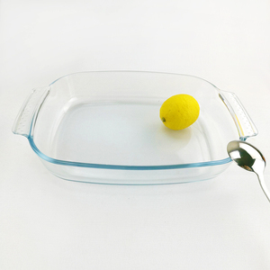 Résistant à la chaleur Verre Borosilicate Plat De Cuisson/Ustensiles En Verre/Verre <span class=keywords><strong>Pyrex</strong></span> Plaque De Cuisson - Product Image 1