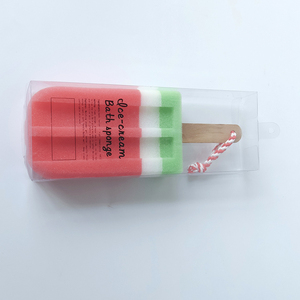 Red Ice Cream Shape Soft Bath <strong>Shower</strong> <strong>Sponge</strong> With Handle/Bath <strong>Shower</strong> <strong>Sponge</strong> - Product Image 6