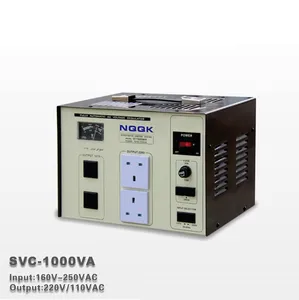 SVC-1000 1000va Regulator Voltase Ac Otomatis, Regulator Tegangan Ac Fase Tunggal untuk Kulkas