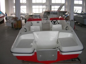 8 asientos de Turismo Fueraborda Barco De Fibra De Vidrio/Fibra De Vidrio Barato Barco - Product Image 2