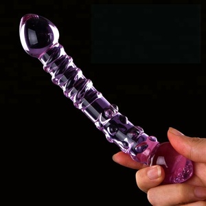 Unisexe Double Ended Dildo Sex Toy Pénis <span class=keywords><strong>Gay</strong></span> ou Femmes Gode En Verre - Product Image 3