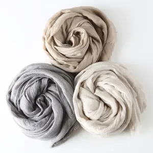 Linen Summer Scarf Pasmina Scarves Pashmina