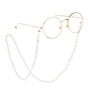 Newly pearl eyeglasses chain vintage glasses chain eyewear accessory sunglasses rope