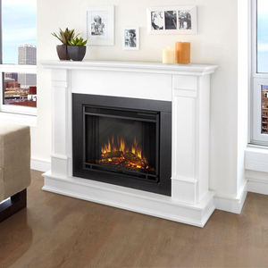 Chimenea Moderna de Leña Económica con Control Remoto, Chimeneas Eléctricas - Product Image 1