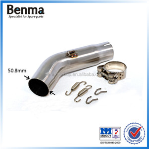 Grande hexagonal 51mm conexión <span class=keywords><strong>GSR</strong></span> <span class=keywords><strong>750</strong></span> tubo de escape de la motocicleta silenciador conjunto completo - Product Image 2