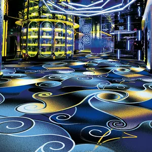 Cinema Theater Wall to Wall Nylon 3D Printed Carpet D37-1 Series