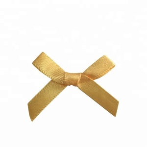 Échantillons Gratuits Nœuds en Ruban de Satin <span class=keywords><strong>Mini</strong></span> Personnalisés Auto-Adhésifs 100% Polyester Double Face pour Vêtements, Nœuds Décoratifs Certifiés SGS - Product Image 1