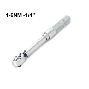 Meccanico regolabile preset torque wrench 5-25NM 1/4 o 3/8 inch cricchetto testa della bici di riparazione pedaggi