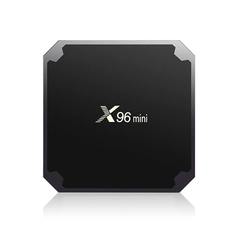 Dispositivo de TV inteligente X96 mini, decodificador con Android 7,1, 9,0, 2GB, 16GB, Amlogic S905W, WiFi 2,4 GHz, reproductor multimedia, 1GB, 8GB, X96min