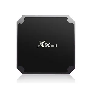 法国美国库存X96迷你安卓7.1 9.0电视盒2GB 16GB Amlogic S905W 2.4GHz WiFi媒体播放器IPTV盒子1GB 8GB X96min