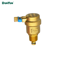 Vanne d'aération automatique en laiton forgé de haute qualité à dégagement d'air direct avec vis pour structure de contrôle de l'eau DN15 DN20