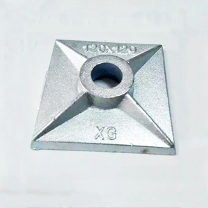 Verzinkte Plattenmutter für <span class=keywords><strong>Doka</strong></span> Schalungszubehör - Product Image 1