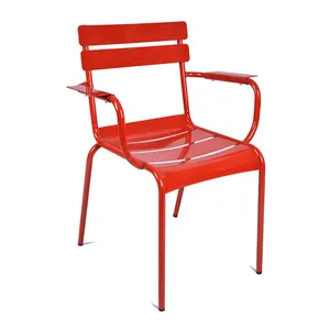 扶手椅金属卢森堡小酒馆椅子