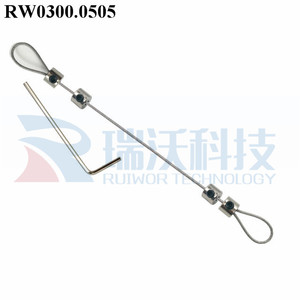 Cabos personalizados de corda de fio de fio e gancho extremidade do cabo kits de segurança cabo/corda de fio de segurança com conexões - Product Image 4