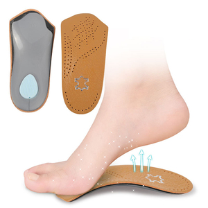 Uomini donne correzione plantare fascite plantare supporto plantare plantare plantare plantare plantare piede piatto ortopedico solette in pelle <span class=keywords><strong>per</strong></span> <span class=keywords><strong>scarpe</strong></span> - Product Image 1