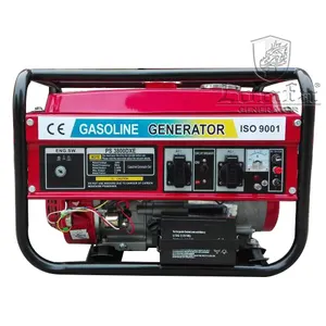 2000W 220V 5.5HP 6.5HP 168F 2kw 2.5kva 3kva ptrtable power benzina uso domestico generatore di cherosene (avviamento a benzina, funzionamento a cherosene)