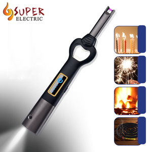 Briquet électrique à Arc électrique, briquet Rechargeable par USB, coupe-vent, sans flamme, pour la maison, la cuisine, le barbecue, le Camping, briquet de bougies - Product Image 2