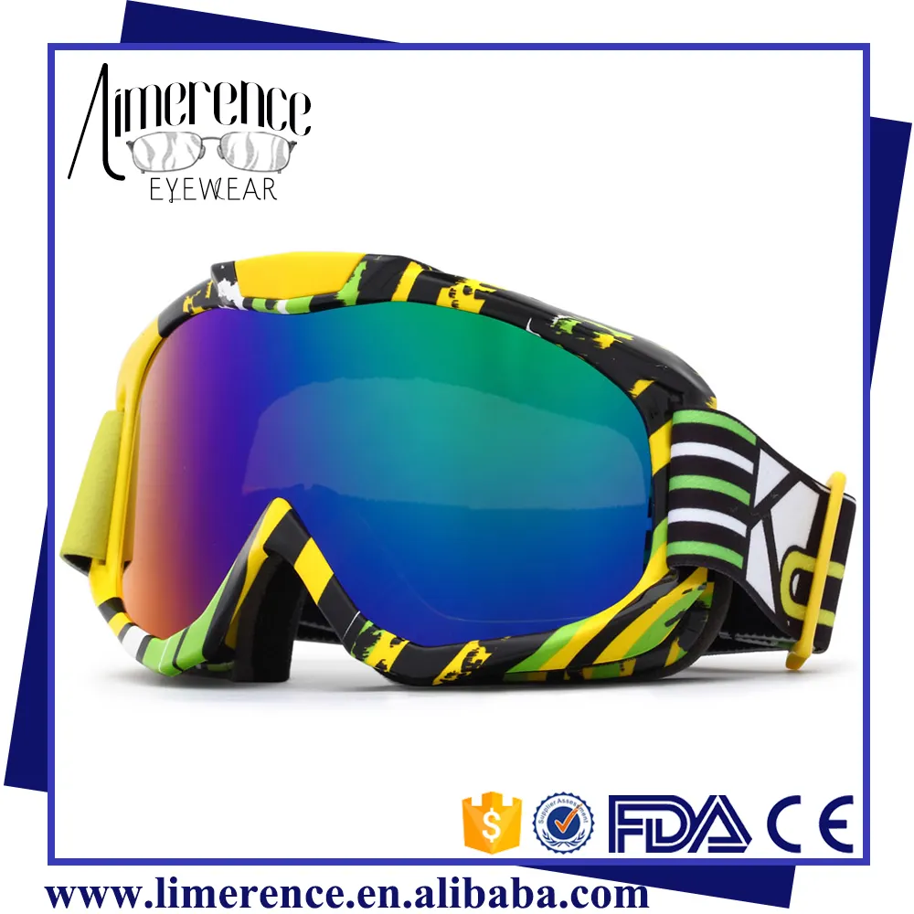 Hight quality ski goggle ce glasses ski snow goggles skiing googles for winter with custom Logo