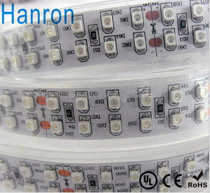 Doble fila tubo de silicona llevó la tira 24 V azul 240 <span class=keywords><strong>Leds</strong></span> SMD 3528 flex LED strip light tape - Product Image 1