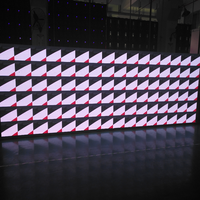 P 2.5 Panneau RVB d'intérieur Affichage à LED Écran flexible Mur vidéo