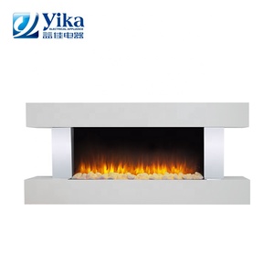 Cheminée à effet de flamme de bûche, cheminée murale blanche cheminée électrique d'angle intérieur de bonne qualité - Product Image 3