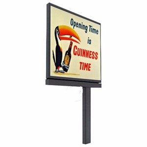 กรอบโลหะกลางแจ้งbacklitโฆษณาป้ายเลื่อนระบบเข้าสู่ระบบ - Product Image 3