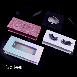 Gollee Beautier magia opiniones rubia caja color de rosa negro mate con alas de un dólar Diamante Azul señoras seda pestañas - Product Image 3