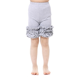 Private label ricamo all'ingrosso <span class=keywords><strong>cotone</strong></span> glassa ragazze volant pantaloncini boutique abbigliamento bambini bambino designer ragazze pantaloncini - Product Image 6