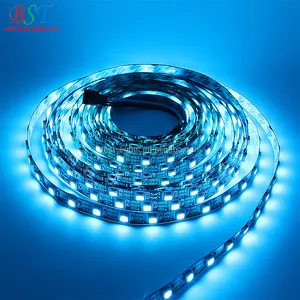 Ws2812b Led Strip Black PCB Individual Addressable Full Color Led Pixel Strip Dream Color