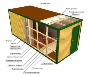 Lage Kosten Draagbare Hutten/Container Huizen Oplossingen/Gespecialiseerd Schuilplaatsen Voor Living