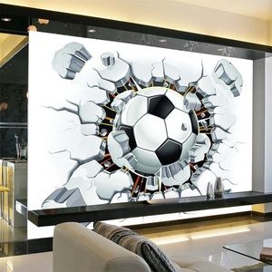 Catalogo di Carte da Parati in PDF, Pittura Murale Artistica Creativa 3D a Tema Calcio, Carta da Parati in Pelle Seoul - Product Image 3