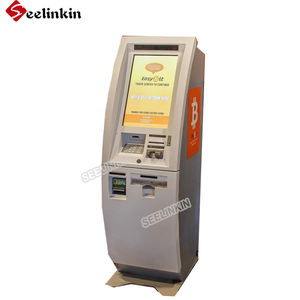 Quiosco con pantalla táctil biométrica, Monitor de estación de carga, máquina <span class=keywords><strong>Atm</strong></span>, doble pantalla - Product Image 5