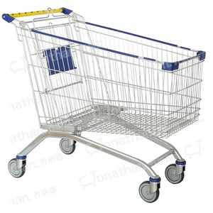 210L धातु इस्पात शॉपिंग मॉल एक सुपरमार्केट गाड़ी ट्राली की कीमत - Product Image 4