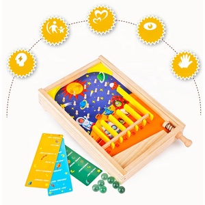 encargo de los niños atención práctica bolas de juego con una tarjeta reactividad probar de Pinball de juguete - Product Image 4