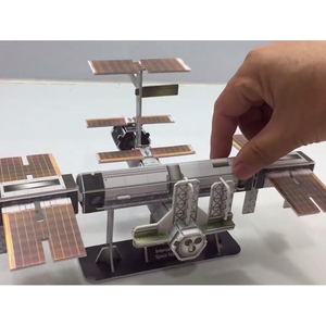 Union World 3D <strong>Puzzle</strong> DIY Assembly-International <strong>Space</strong> Station 44-Piece Paper Model Educational Toy Jigsaw <strong>Puzzle</strong> for 2-4 Year - Product Image 5