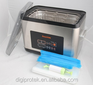 Control preciso de temperatura con estante + bolsa de cremallera con bomba de vacío incluida, depósito de acero inoxidable de 6L, cocina Sous Vide - Product Image 1