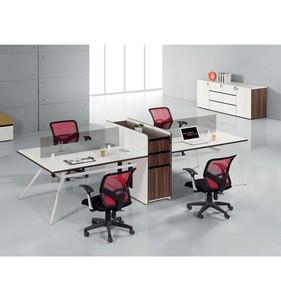 โต๊ะทำงานสำนักงานแบบโมดูลาร์สีขาวของ Haworth Furniture ราคาคุ้มค่า - Product Image 1