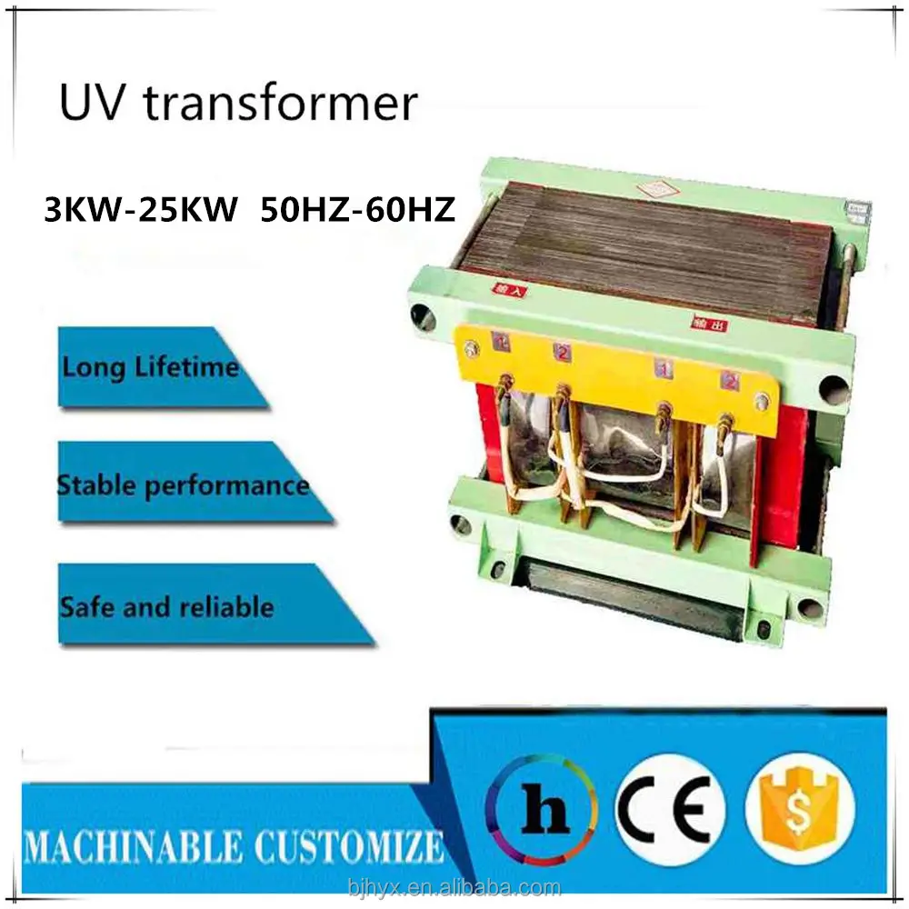 Transformator Peningkat Kebocoran Magnetik Uv, 220 V 380 V 10KW