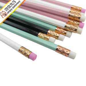 Không Có Logo In Ấn 7.5 "Hb Lục Giác Bằng Gỗ Bút Chì Với Tẩy - Product Image 4