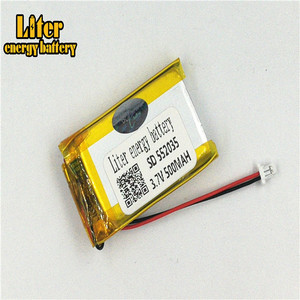 Plug 1,0-2 P <span class=keywords><strong>3</strong></span>,7 V 552035 500 mah battery rechargeable lithium polymer battery lipo for bluetooth devices skateboard player game - Product Image 3