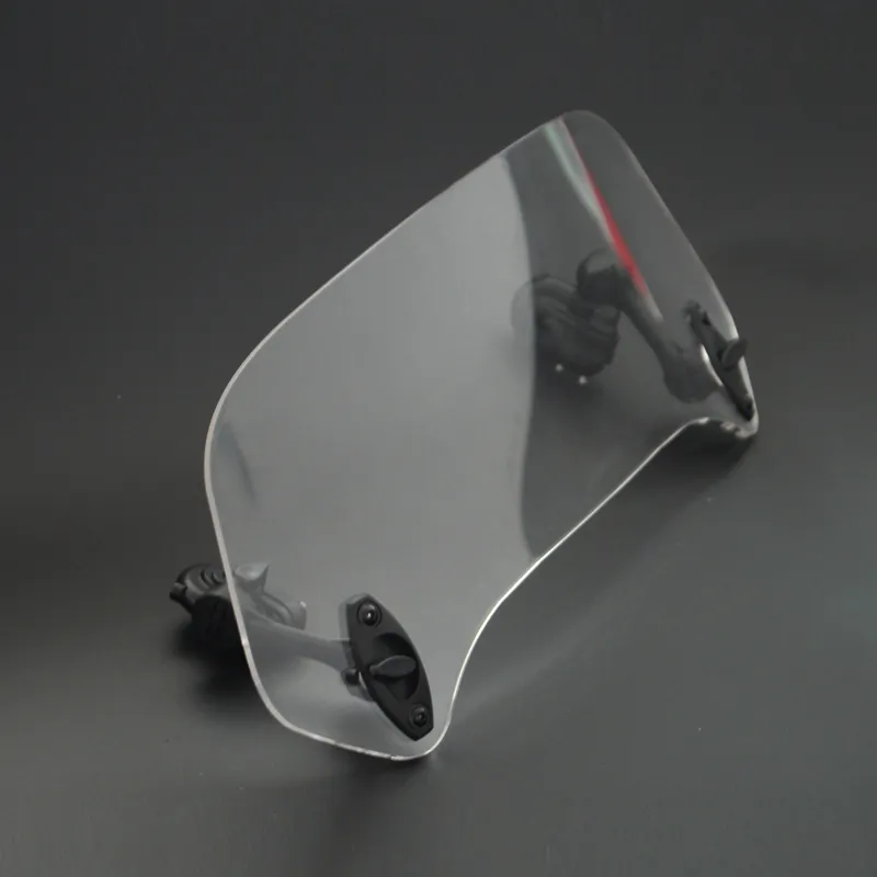 Motorfiets Clip-On Voorruit Scooter Verlengen Wind Deflector Voorruit voor Ducati Kawasaki Honda Suzuki Yamaha