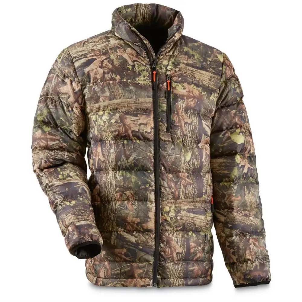 High Quality Custom Mens Down Jacket Camo Down Jacket For Hunting