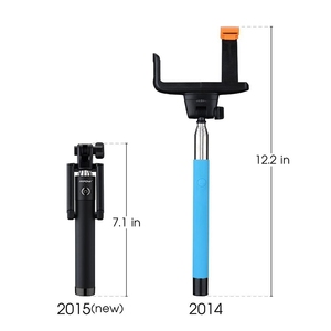 Fácil pluma del bolsillo portable de tamaño selfie palillo de bluetooth <span class=keywords><strong>monopie</strong></span> para el iPhone y la cámara - Product Image 3