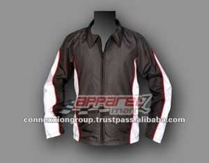 Chaqueta cortavientos Cordura de talla grande con técnicas bordadas de características transpirables - Product Image 1